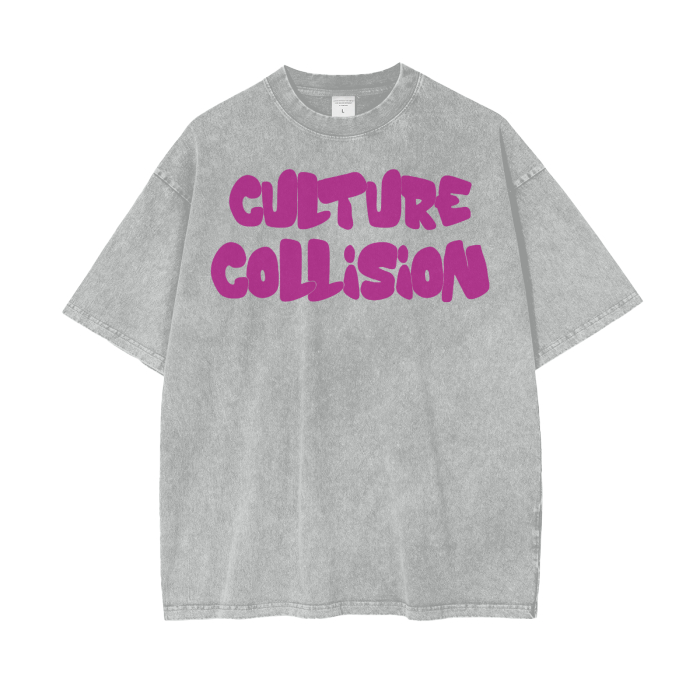 Culture Collision Puff Logo Tee (Culture Collision X Fashion Geek x Marley Mcfly 2025)