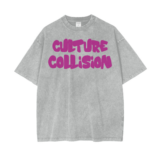 Culture Collision Puff Logo Tee (Culture Collision X Fashion Geek x Marley Mcfly 2025)